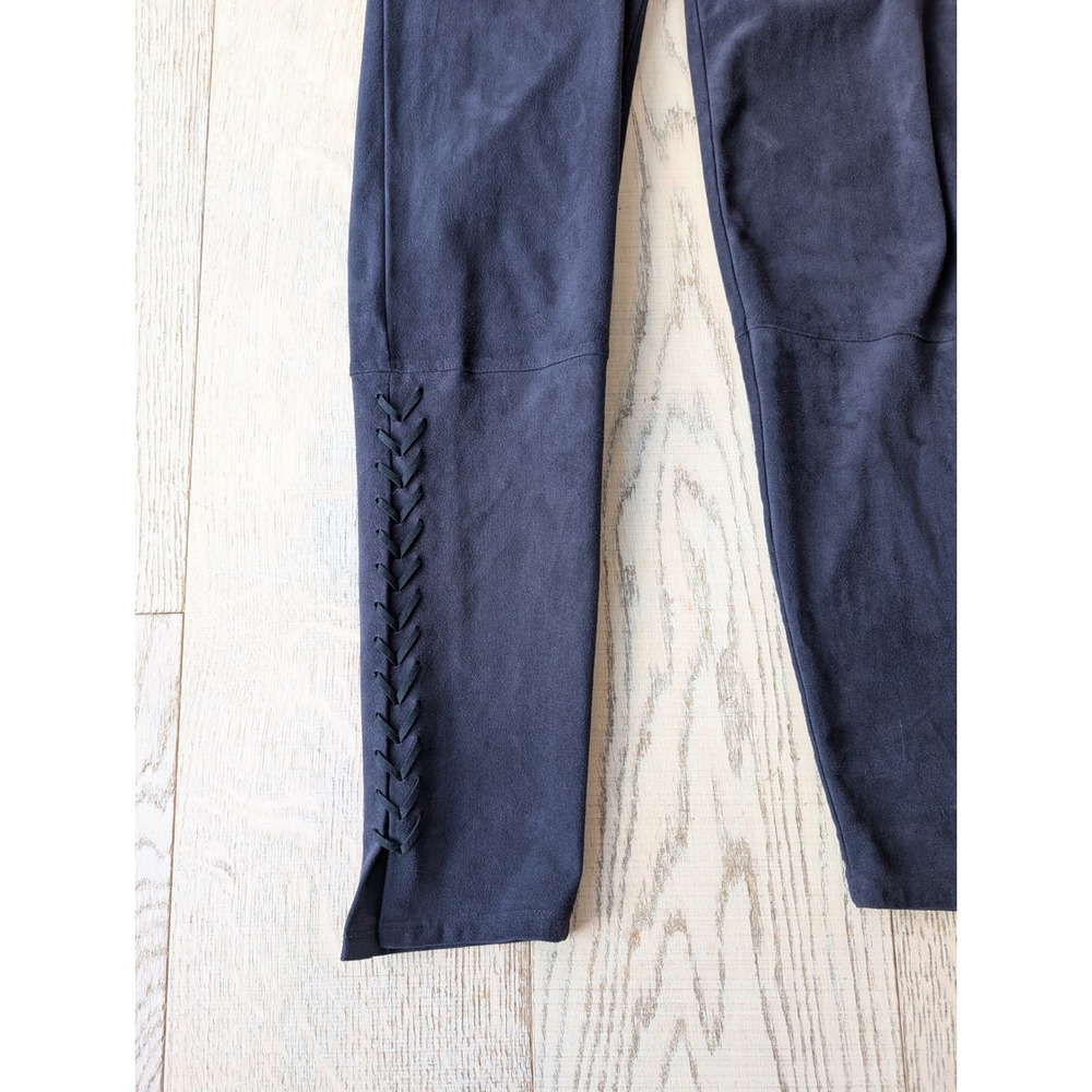 Lysse Faux Suede Lace-Up Leggings Women's Size S‎ High-Waisted Tights Pants - Picture 3 of 8